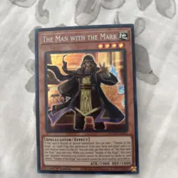 Yu-Gi-Oh! The Man with The Mark MZTM-EN001 1st Edition (Secret Rare) - Image 1