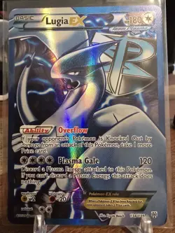Pokemon Lugia EX 134/135 Plasma Storm Ultra Rare Full Art Card - Image 1