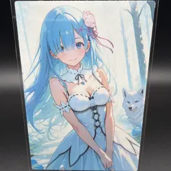 Rem Anime Waifu Card Doujin ACG Goddess Holo - Image 2