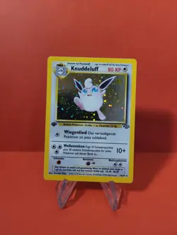 Pokemon Karte/card Knuddeluff Wigglytuff 16/64 Jungle Holo 1. Edition Near Mint - Image 1