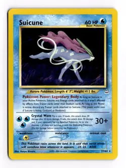 Suicune - 27/64 - Pokemon Neo Revelation Unlimited Rare Card WOTC NM - Image 1