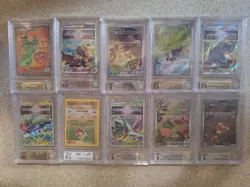 33 Psa And Beckett Graded Pokemon Cards Japanese And English - Image 2