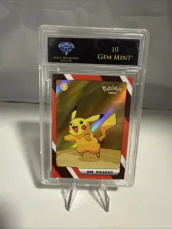 2025 POKEMON Kanto FH 2 TCG Card #025 PIKACHU Peru Foil Graded mint 10 - Image 1