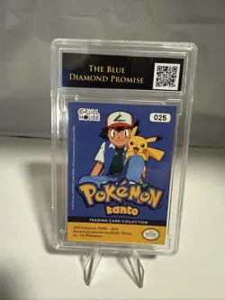 2025 POKEMON Kanto FH 2 TCG Card #025 PIKACHU Peru Foil Graded mint 10 - Image 2