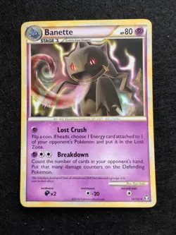 Banette 14/102 2010 Triumphant Set Pokemon Card Non Holo Rare - Image 1