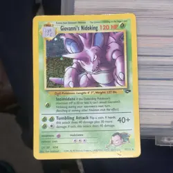 Pokemon Giovanni's Nidoking Gym Challenge Card 34 Mixed Lot English Vintage 2000 - Image 1