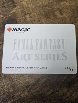 Sephiroth, Fabled SOLDIER Art Card - Art Series: FINAL FANTASY NM MTG 44/53 - Image 2