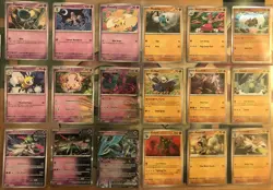 POKEMON TEMPORAL FORCES x155 COMPLETE C/UNC/HOLO RARE/EX DOUBLE RARE CARD SET - Image 5