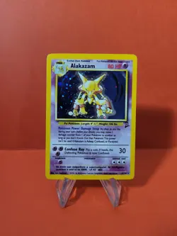 Pokemon Karte/card - Alakazam Simsala - Swirl Base Set 2 Holo - Excellent - Image 1