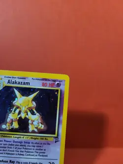 Pokemon Karte/card - Alakazam Simsala - Swirl Base Set 2 Holo - Excellent - Image 3