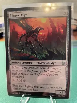 2023 - Plague Myr - Phyrexia All will Be One ONC NM MTG Magic the Gathering - Image 3