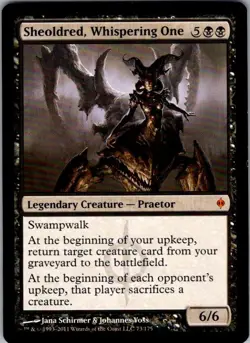 Magic The Gathering Sheoldred, Whispering One NPH 73 NM - Image 1