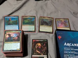 Magic the Gathering Commander 2020 Ikoria - ARCANE MAELSTROM Commander Sleeved - Image 2