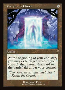 1x Conjurer's Closet -- Retro Frame NM-Mint, English Innistrad Remastered MTG Ma - Image 1