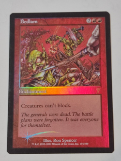 Bedlam FOIL 7th Edition Red Rare Foil - Image 1