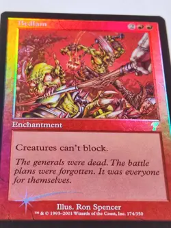Bedlam FOIL 7th Edition Red Rare Foil - Image 2