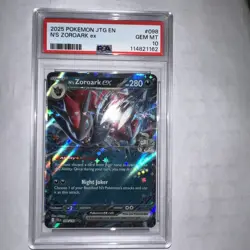 2025 Pokemon Journey Together N’s Zoroark Psa 10 Ex 98/159 Holo Gem Mint Tcg - Image 5