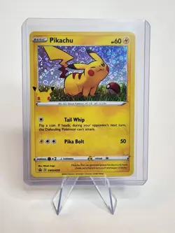 Pokemon General Mills 25th Anniversary Promo Pikachu SWSH039 Holo NM - Image 1