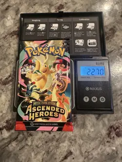 22.70g! VERY HEAVY! -Pokemon Ascended Heroes Booster Pack -Possible GODU - Image 1