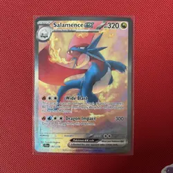 Pokemon Salamence ex 187/159 SV09 Journey Together Holo EX Special Illustration… - Image 1
