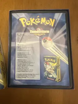 Pokemon Thunderstorm Gift Box Kit WOTC Zapdos Pikachu (Box & Papers Only) - Image 2