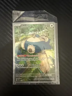 Pokemon Snorlax 151 Sealed Promo 051 SV Scarlet & Violet ETB Promo - Image 1