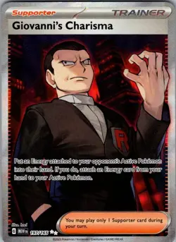 Pokemon Giovanni's Charisma - MEW 197/165 NM - Image 1