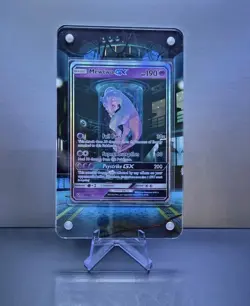 Mewtwo-GX Secret Rare 78/73 Shining Legends Holo Mewtube Pokemon - Image 1