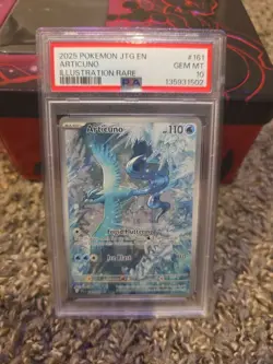 2025 Articuno Illustration Rare 161/159 PSA 10 Journey Together Pokemon - Image 1