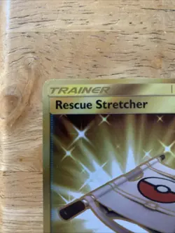 Pokemon Rescue Stretcher Gold Holo 165/147 SM Burning Shadows Secret Rare - Image 2