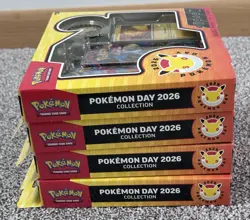 4x Pokemon TCG Pokemon Day 2026 Collection Box Brand New & Factory Sealed - Image 3