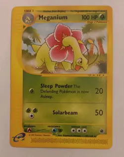 💎🌳MEGANIUM 53/165 EXPEDITION BASE SET RARE NM🌳💎Vintage Pokemon TCG👌psa cgc - Image 1