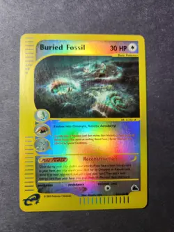 Pokemon Skyridge Buried Fossil Reverse Holo 47/144 SEE PHOTOS - Image 1