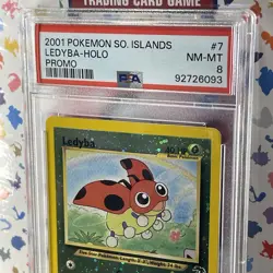 Ledyba 7/18 SWIRL 2001 Southern Islands PSA 8 Holo Pokemon Vintage WotC New Cert - Image 3
