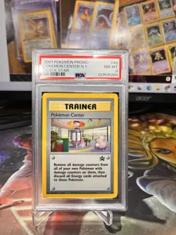 2001 Pokemon Black Star Promo Pokemon Center-N.Y. #40 NM-MT PSA 8 - Image 1