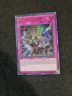 Evenly Matched DUPO-EN099 Ultra Rare 1st Edition LP Yugioh Card - Image 1
