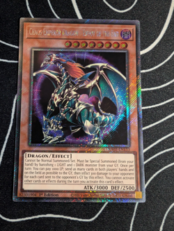 Yu-Gi-Oh! RA03-EN133 Chaos Emperor Dragon - Envoy Of The End, Secret Rare, NM - Image 1