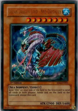 Yu-Gi-Oh Ocean Dragon Lord - Neo-Daedalus SD4 SD4-EN001 LP - Image 1