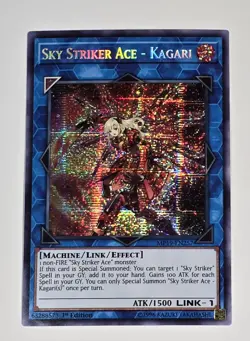 Sky Striker Ace Kagari MP19-EN257 Secret Rare 1st Edition Yugioh TCG NM/M - Image 1