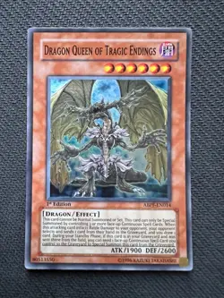 Yugioh Dragon Queen of Tragic Endings 1st Edition Super Rare ABPF-EN014 NM - Image 1