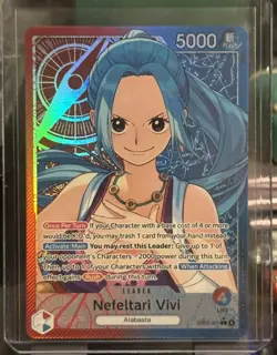 One Piece Nefeltari Vivi EB03-001 Alt Art Leader Heroines Edition English NM/M - Image 1