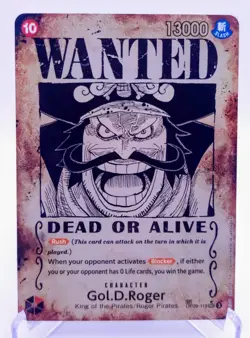OP09-118 🔥GOL D. ROGER SP🔥 WANTED POSTER from Carrying On His Will (optcg) - Image 1
