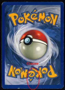 Clefable 1/64- Jungle Unlimited Pokemon Card Holo Rare - Damaged with Crease - Image 2