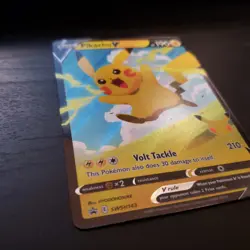 Pikachu V SWSH143 NM Promo Rare Pokemon TCG Card - NM - Image 2