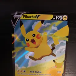 Pikachu V SWSH143 NM Promo Rare Pokemon TCG Card - NM - Image 3