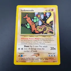 Sudowoodo 26/64 Rare Neo Revelation Unlimited Pokemon Card LP - Image 1
