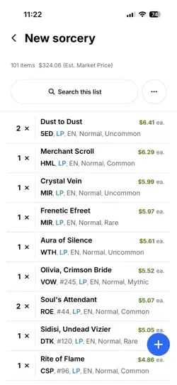 101 Magic the Gathering MTG card lot with FOILS/RARES $1-$6Pics For List - Image 4