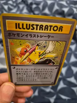 1996 Pokemon Jap Illustrator Holo Card Promo Pikachu Charmander Japanese Holo - Image 3