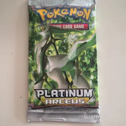Pokemon Platinum Arceus Booster Pack 10 Cards English Trading Card Game - Image 1