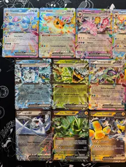 Pokemon TCG Prismatic Evolutions Complete Double Rare EX Bundle ALL 25 Cards - Image 2
